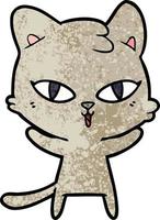 Vector cartoon cat