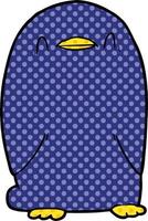 personaje de pingüino de dibujos animados vector