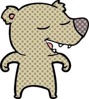 cartoon bear character vector