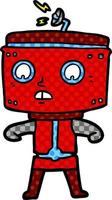 Cartoon robot character vector