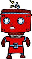 cartoon doodle character robot