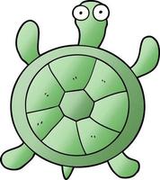 personaje de tortuga de dibujos animados vector