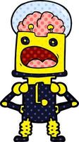cartoon robot character vector