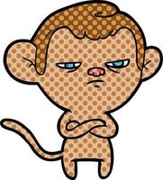 cartoon monkey character vector