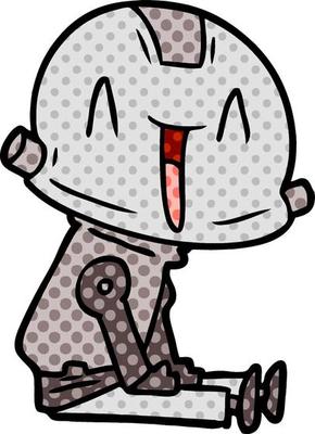 cartoon robot character