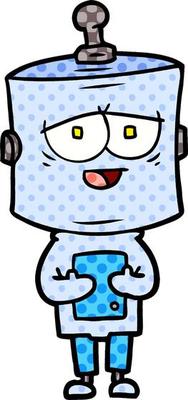 cartoon robot character