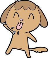 cute cartoon dog vector