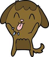 cute cartoon dog vector