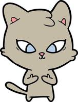 cute cartoon angry cat 12548171 Vector Art at Vecteezy