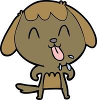 cute cartoon dog vector