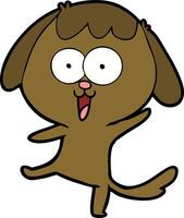 cute cartoon dog vector