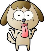 cute cartoon dog vector