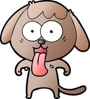 cute cartoon dog vector