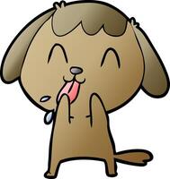 cute cartoon dog vector