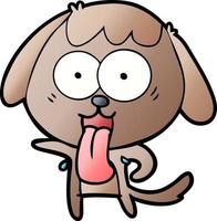 cute cartoon dog vector