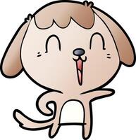 cute cartoon dog vector