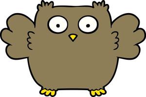 cute cartoon owl vector