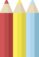 color pencils graphic vector illustration icon