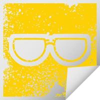 spectacles graphic vector illustration Icon