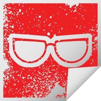 spectacles graphic vector illustration Icon