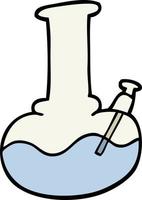 hand drawn doodle style cartoon water pipe vector