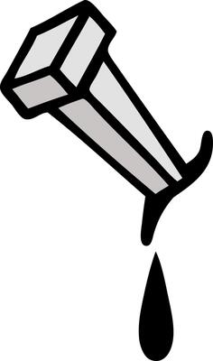 traditional tattoo of iron nail