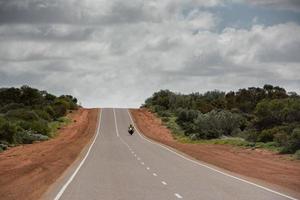 West Australia Desert endless road photo