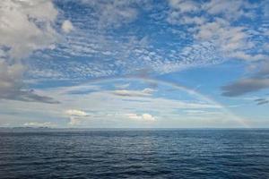 A rainbow on indian ocean photo