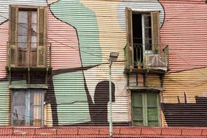 casa pintada la boca en buenos aires foto