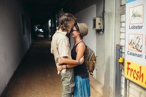 Couple outdoor portrait photo