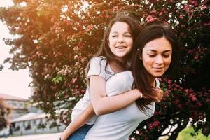 Mom and daugther photo