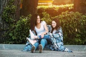 Mom and daughter photo