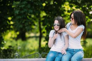 Mom and daugther photo