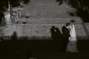 Wedding couple portrait photo