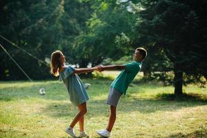 Couple outdoor portrait photo