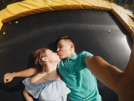 Couple outdoor portrait photo