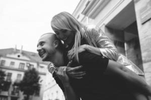 Couple outdoor portrait photo