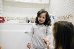 Children playing indoors photo