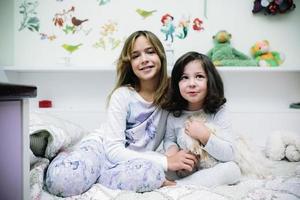 Children playing indoors photo