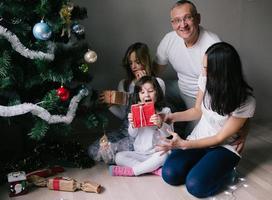 Family holiday togetherness photo