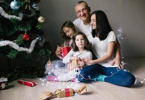 Family holiday togetherness photo