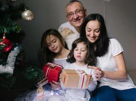 Family holiday togetherness photo