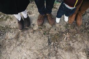 Family outdoor portrait photo