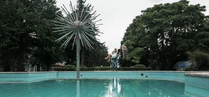 Outdoor couple portrait photo