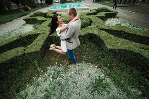 Couple together portrait photo