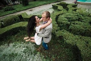 Couple together portrait photo