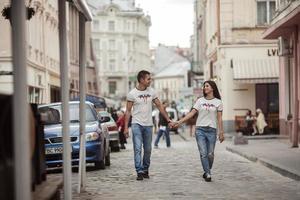 Couple together portrait photo