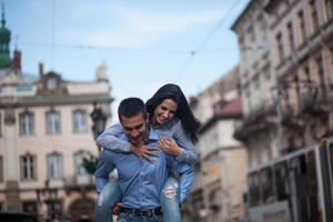 Couple together portrait photo