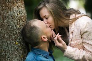 Couple outdoor portrait photo