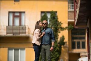 Couple outdoor portrait photo